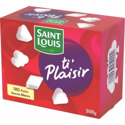 Saint Louis ti’Plaisir 180 Petits Sucres Blancs 500g (lot de 6)