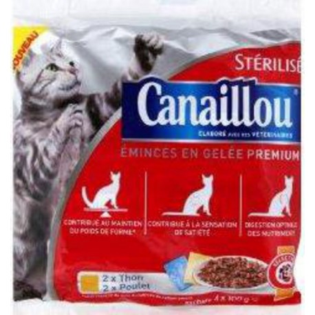 CANAIL POCH.CHAT STERIL.4X100G 3250391539048