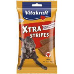 Vitakraft Biscuits Xtra Stripes bœuf pour chien sticks 20x10g