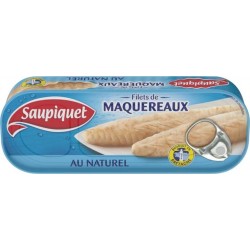Saupiquet Filets de Maquereaux au Naturel 169g (lot de 5)