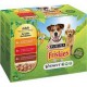 Friskies Pâtée en gelée Poulet-Bœuf-Agneau pour Chiens adultes 12 sachets de 100g (lot de 3)