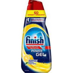 Finish Gel concentré Tout en 1 lave vaisselle dégraissant citron le flacon de 1L