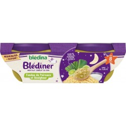 Blediner Blediner Repas bébé dès 8 mois fondue de poireaux et boulghour