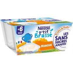 Nestlé P Tit Brasse Dessert bébé dès 6 mois,mangue P'TIT BRASSE