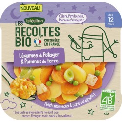 Bledina Repas bébé dès 12 mois légumes du potager et pommes de terre LES RECOLTES Bio