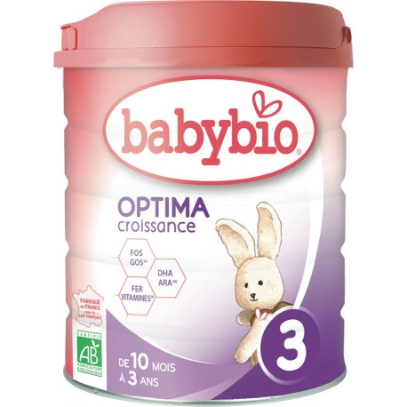 Babybio Lait bébé 3ème âge optima croissance Bio