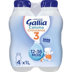 Gallia Lait bébé liquide dès 12 mois Calisma sans sucres ajoutés