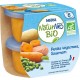 Nestle Naturnes Repas bébé dès 6 mois petits légumes saumon Bio