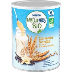 Nestlé P Tite Cereale Nestle Céréales bébé dès 6 mois vanille bio P'TITE CEREALE NESTLE