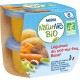 Nestle Petits pots bébé Dès 6 mois légumes de pot au feu bœuf natures Bio