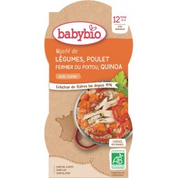 Babybio Plat bébé dès 12 mois, légumes/poulet