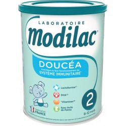 Modilac Lait bébé en poudre 2ème âge Doucéa