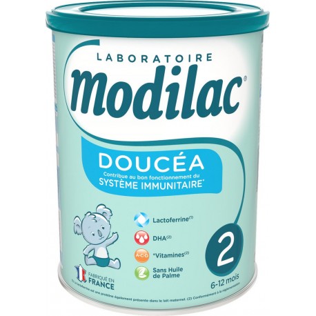 Modilac Lait bébé en poudre 2ème âge Doucéa