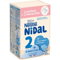 Nidal Lait bébé 2ème âge en poudre de 6 mois à 1 an