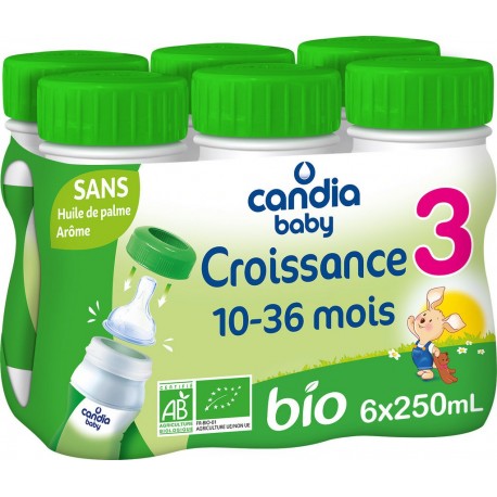 Candia Baby Lait Bebe 3eme Age Croissance Bio Megastorexpress Com