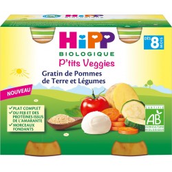 Hipp Biologique Repas bébé gratin de pommes de terre & légumes Bio