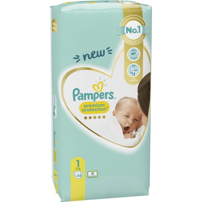 Pampers Couches Bébé Taille 1 : 2-5 Kg New Baby Pampers : Le