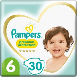 Pampers Couches bébé taille 6 : +13Kg premium protection
