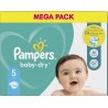 Pampers Couches bébé taille 5 : 11-16Kg baby dry