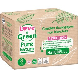 Love And Green Couches bébé taille 3 : 4 - 9Kg naturelle hypoallergénique