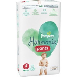 Pampers Couches bébé harmonie nappy pants taille 4 : 9-14Kg x58