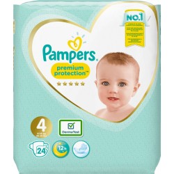 Pampers Couches bébé taille 4 : 9-14Kg