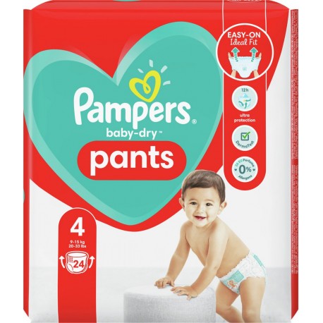 Couches culottes pampers baby dry taille 8 - Pampers - 8 ans