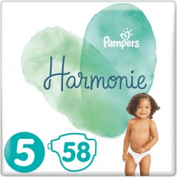 Pampers Couches bébé taille 5 : 11Kg et + harmonie