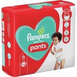 Pampers Couches culottes taille 6 : 15+Kg Baby Dry Pants