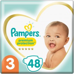 Pampers Couches bébé taille 3 : 6Kg - 10Kg premium protection