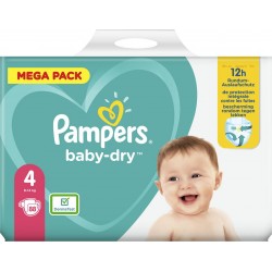 Pampers Couches taille 4 : 9-14Kg