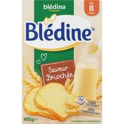 Blédina Blédine Saveur Briochée Sans Gluten (dès 8 mois) la boîte de 400g (lot de 6)