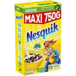 Nestlé Céréales Nesquik Maxi Format 750g (lot de 4)