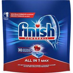Finish Powerball - Tablettes lave-vaisselle Tout en 1 Max - 30 lavages (lot de 5 pour 150 lavages)
