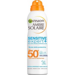 Garnier Ambre Solaire Sensitive Expert + Brume Sèche Protectrice FPS 50 + 200ml (lot de 2)