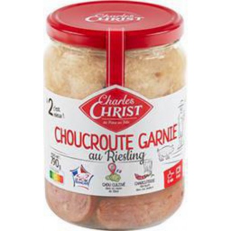 Charles Christ Choucroute garnie cuisinée au Riesling 790g