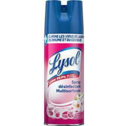 Lysol Spray désinfectant multisurfaces parfum floral l'aérosol de 400ml (lot de 3)