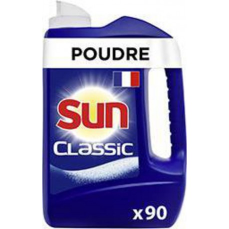 Sun Poudre lave vaisselle le bidon de 2,85Kg