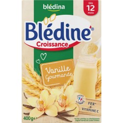 Blédina Blédine Croissance Vanille Gourmande dès 12 mois boîte de 400g (lot de 6)
