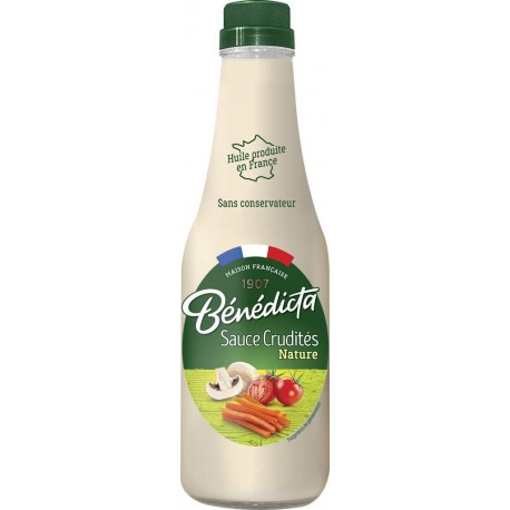 Bénédicta Sauce Crudités Nature 735g (lot de 3)