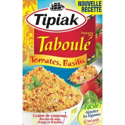 Tipiak Préparation pour Taboulé Tomates Basilic par 2 Sachets 350g (lot de 4)