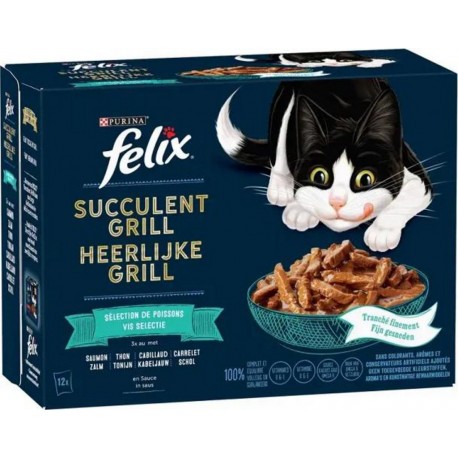 FELIX GRILL SEL POISSON 12X80G