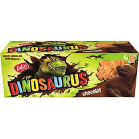 Lotus Biscuits Dinosaurus Chocolat paquet 225g