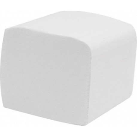 Evadis Papier Toilette Plat Confort Double Épaisseur cube de 250 feuilles (lot de 12 cubes soit 3000 feuilles)