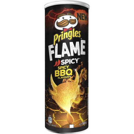 Pringles Chips tuiles Flame barbecue epicé