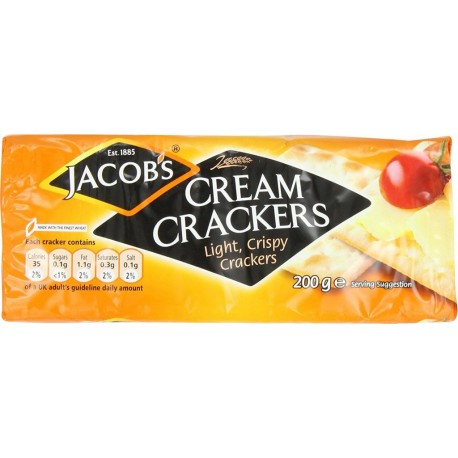 Jacob S Biscuits apéritif Cream Crackers JACOB'S