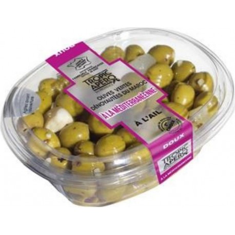 Tropic Apero Olives vertes dénoyautées Méditerranéenne 200g