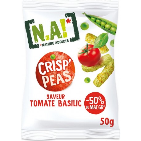 N.A! Biscuits apéritifs soufflé tomate & basilic 50g