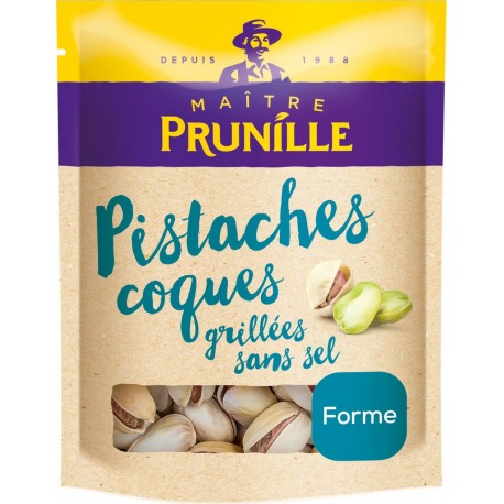 Maitre Prunille Pistaches coques décortiquée sans sel