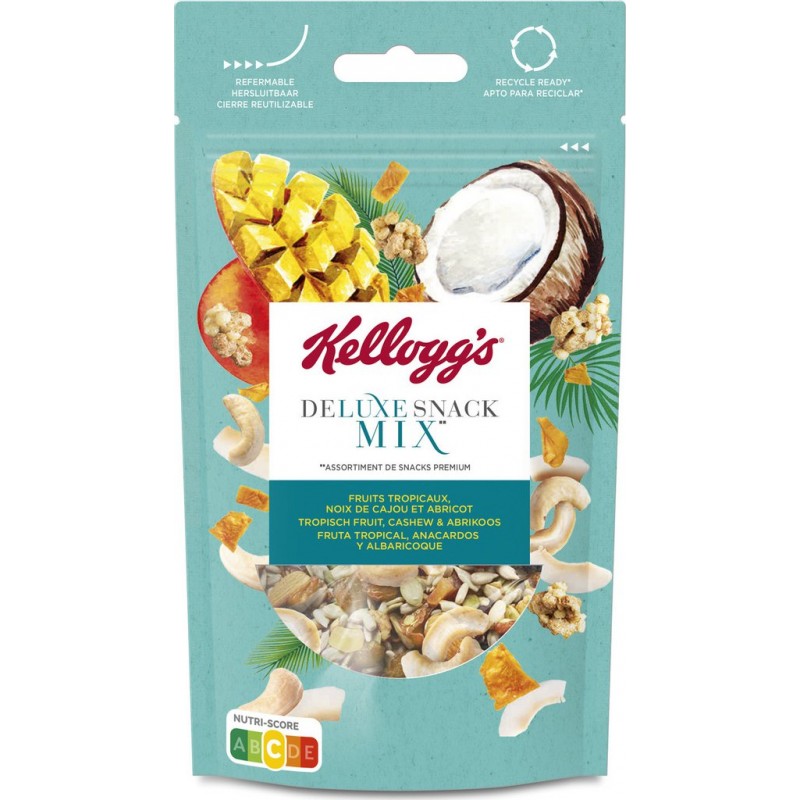 Kellogg S Mélange fruits secs tropicaux noix de cajou KELLOGG'S 